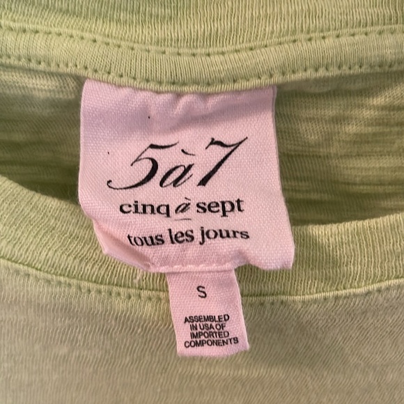 Cinq a Sept Short Sleeve Tee - Size S - Picture 3 of 5